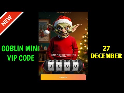 27 December Goblin Mine Game Code | Goblin Mine Game VIP Code | Goblin Mine Game 27 December Code