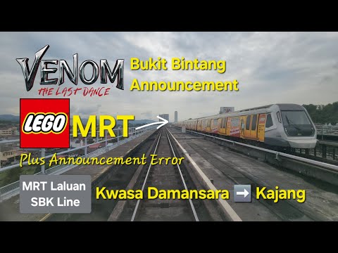 Most Eventful Full Ride MRT Laluan Sungai Buloh Kajang SBK Line Kwasa Damansara - Kajang with VENOM