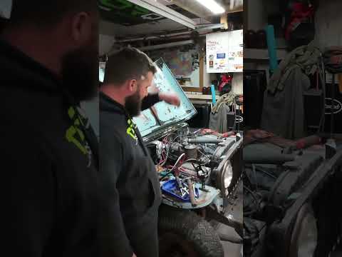 Firing up my 1951 Jeep CJ3A L134 Go Devil engine for the first time!