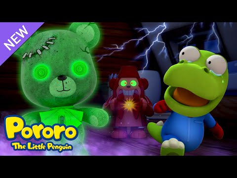 🌈#colors Learn Colors with Zombie Teddy Bear | Midnight Mystery | Pororo Learnings for Kids