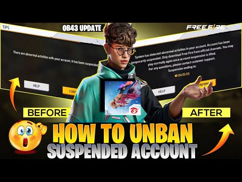 Secret Revealed FreeFire Account New Trick | FF Suspended id Recover 100% | FreeFire id Unban 2024