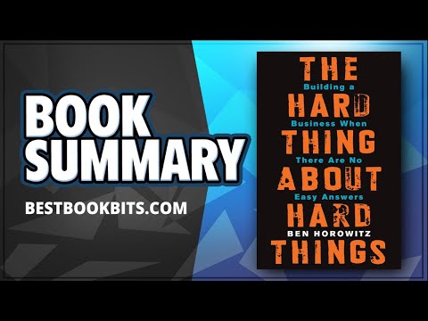 The Hard Thing About Hard Things: Building a Business When There Are No Easy Answers by Ben Horowitz