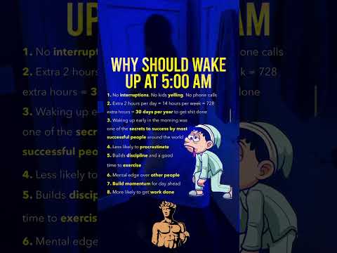 Why You Should Wake Up at 5:00 AM  #EarlyRisers #ProductivityBoost #SuccessSecrets #shorts