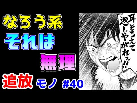 【なろう系漫画紹介】能力設定のせいで主人公に肩入れ出来ない　追放モノ　その４０