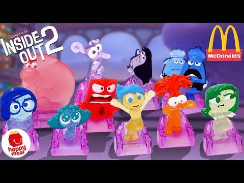 Inside Out 2 McDonalds Happy Meal Collection