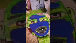 Zombie Paper Doll Transformation | ASMR #papercraft #paperdolls #asmr