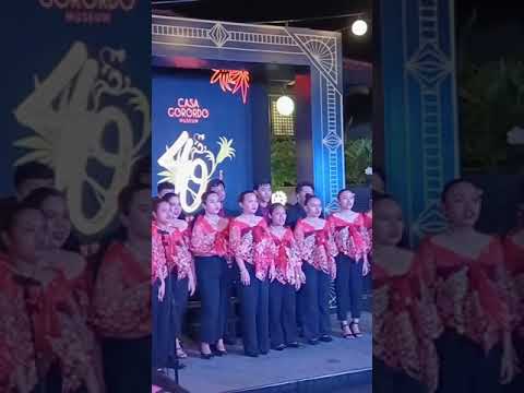 Liturgical Yodelers of USJ-R performs Ipanumpa Ko at the 40th Anniversary of Casa Gorordo Museum