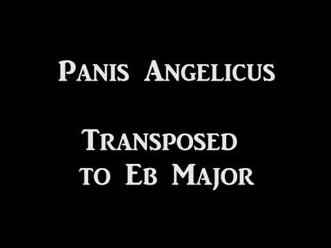 Panis Angelicus in Eb Major | Karaoke | Instrumental