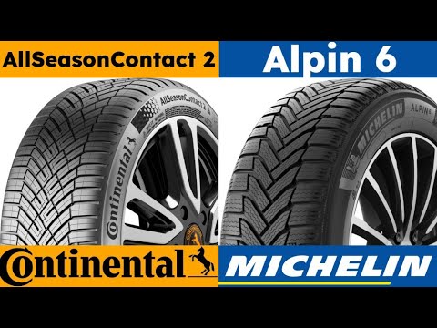 Continental AllSeasonContact 2 vs Michelin Alpin 6