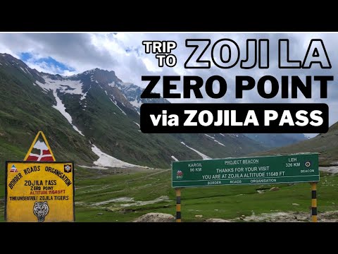 Dangerous drive to Zojila Zero Point via Zojila Pass | Kashmir during summer