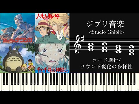 ジブリ音楽にみるコード進行の多様性とサウンド変化について～分数、モ－ダルインターチェンジなど...～