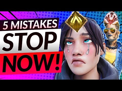 FIX THESE 5 MISTAKES NOW - Pro Tips for Every Legend - Apex Legends Guide