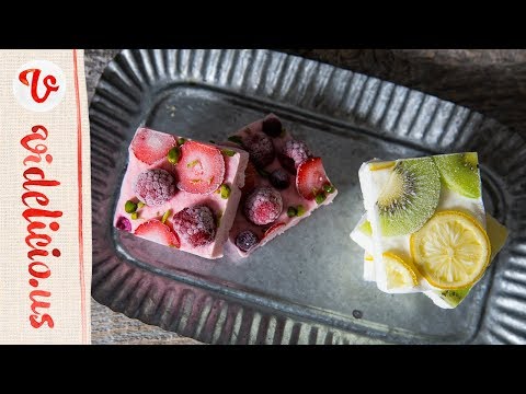 アイスなのにヘルシー♡新感覚のひんやりスイーツ「ヨーグルトバーク」｜How to make Yogurt Bark