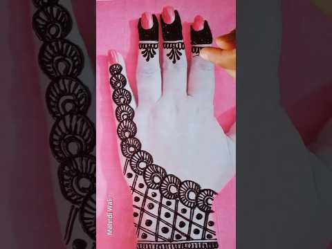 Very Easy Simple Stylish mehndi design #mehndi #easymehndi #youtubeshorts #shorts #viral