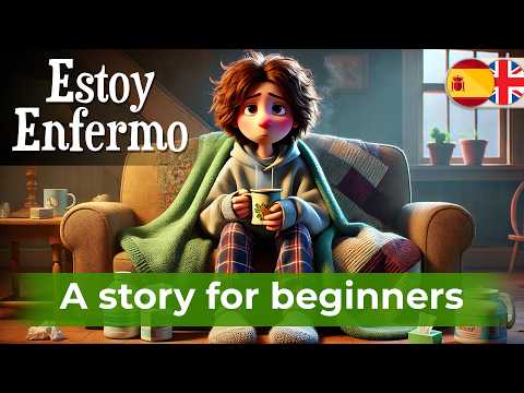 Let's Learn Spanish Easily with Simple Story (I'm sick)