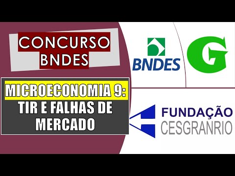 Questão 01 - Microeconomia IX: Falhas de Mercado e TIR - Concurso BNDES (Cesgranrio)