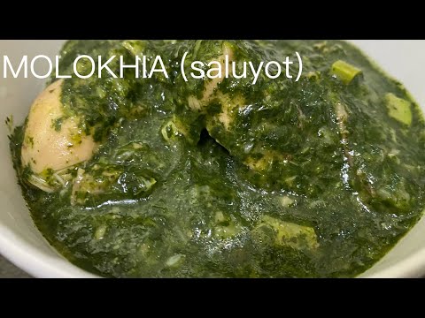 MOLOKHIA CHICKEN RECIPE||MOLOKHIA SOUP||ARABIC FOOD