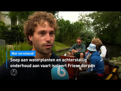 🚤 Soep aan waterplanten en achterstallig onderhoud isoleert Friese dorpen | Hart van Nederland