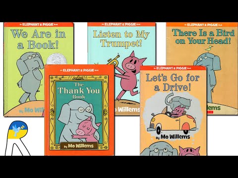 42 min 5 Books of An Elephant and Piggie - Animated and Read Aloud