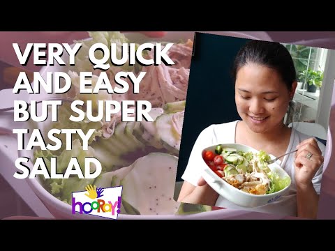 Quick and Easy Healthy SALAD / Very Tasty Homemade Salad Recipe *KIDS WILL ACTUALLY EAT IT*