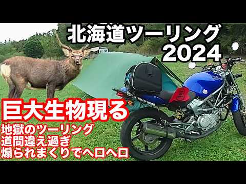 無料キャンプ場に巨大生物現る！間違え過ぎ煽られまくり地獄ツーリング【初めての北海道キャンプツーリング六日目】