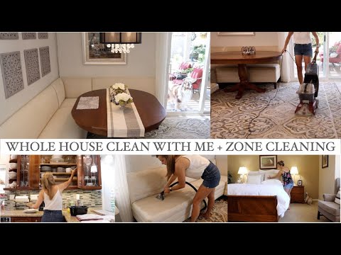 WHOLE HOUSE | CLEANING MOTIVATION | TWO DAY CLEAN WITH ME | ZONE CLEANING