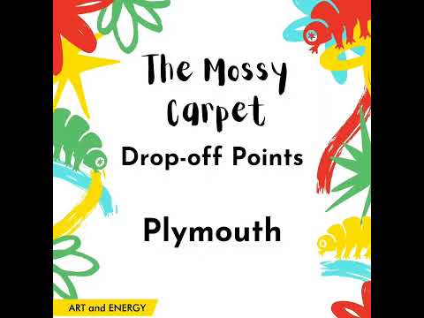 Art and Energy's The Mossy Carpet - drop off your pompoms & textile tufts in #Plymouth #Devon