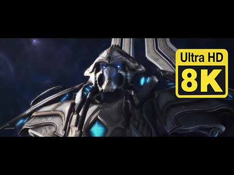 StarCraft 2 Legacy of the Void Trailer 8k Remastered with Machine Learning AI