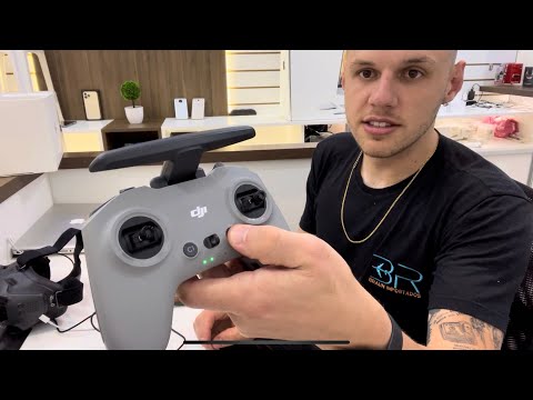 Como CONECTAR e Configurar DRONE DJI FPV Com Óculos de Realidade virtual