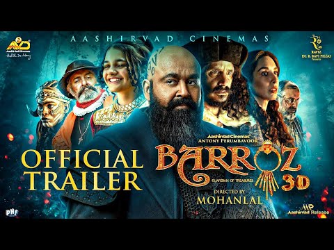 BARROZ | 2024 | Official Trailer | Mohanlal | Aashirvad Cinemas |