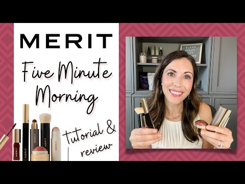 MERIT Five Minute Morning Makeup Tutorial