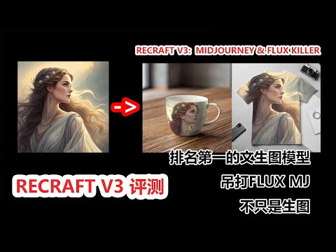 Recraft V3：超越Midjourney和Flux|Recraft V3:  Midjourney & Flux killer