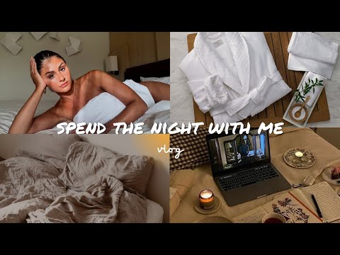 a realistic night in my life | shower, skincare, hair & love island ♡