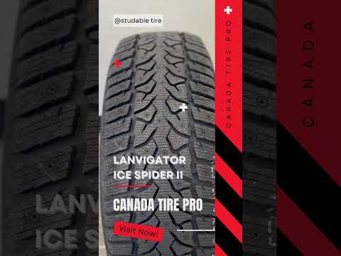 Studable Tire Brand New in Stock - Brand Lanvigator with pattern Ice Spider II