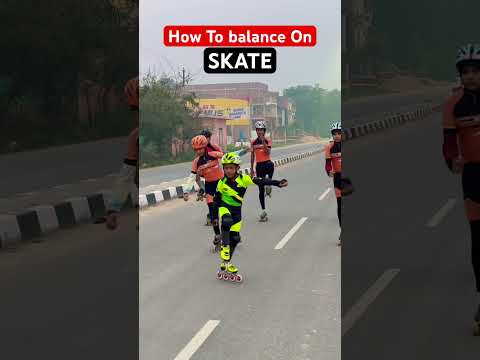 How to Balance on Skate #skate #skating #shortsvideo #youtubeshorts #kidslearning #song #sport