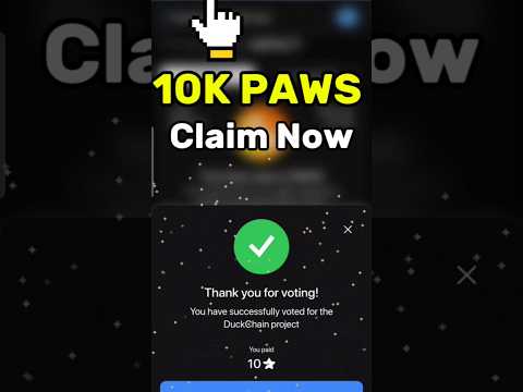 Paws New Task | Paws Claim Now | #paws #pawsairdrop #crypto