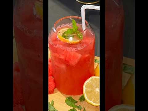 Watermelon 🍉 mojito Summer Drink #shorts#video#summer#drink#