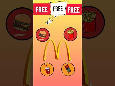 Get Free🤩 Burger🍔 Coke🧋 Fries🍟 etc. from McDonald's | TechHacks 🧑‍💻 | #freefood #mcdonalds #viral