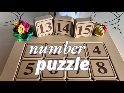 ASMR💥MAGNETIC NUMBER PUZZLE