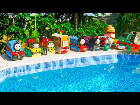 Looking for Thomas & Friends in the pool: Thomas The Train