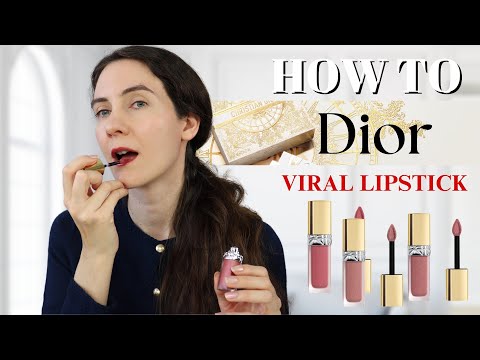 BEAUTY SECRETS: Dior Viral Sequin Lipstick | Rouge Dior Sequin Holiday 2024 makeup collection