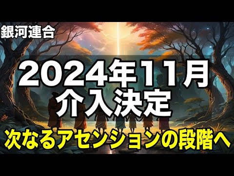 スターシードに朗報！2024年11月介入決定！次なるアセンションの段階へ【銀河連合】