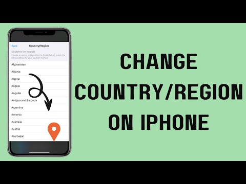 How To Change Country/Region on iPhone