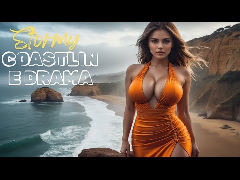 My Journey through the Stormy Coastline Drama | Ai Lookbook | Music Video