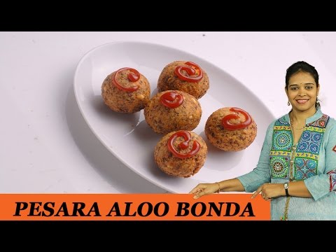 PESARA ALOO BONDA- STUFFED BONDA