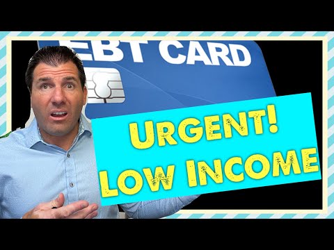 URGENT ALERT! SNAP, Food Stamps, EBT, Low Income | They Just CANCELED It