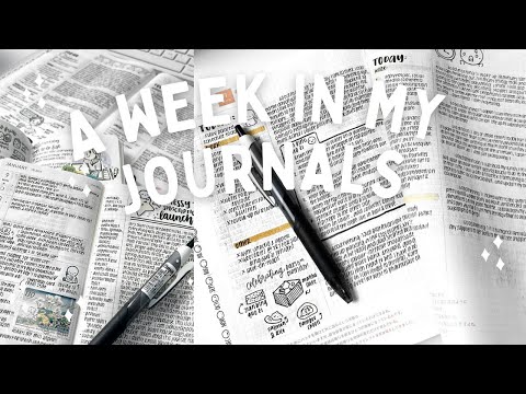 A Week In My Journals