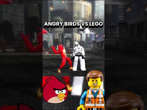 ANGRY BIRDS vs LEGO MOD #cercadevelho #angrybirds #lego #fyp #shorts