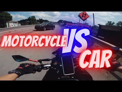 Motorcycle VS CAR! Close Call On A Motorcycle. Could Have Been Bad!