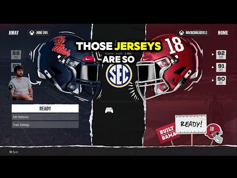 Jon VS AB (#5 Ole Miss VS #6 Alabama)